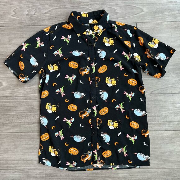 Disney Winnie The Pooh Halloween Girls Woven Button-Up Her Universe Size XS - Picture 2 of 7